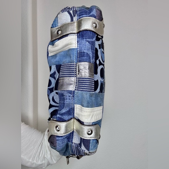 Coach Carly Denim Patchwork Vintage Y2K EUC - Picture 9 of 16